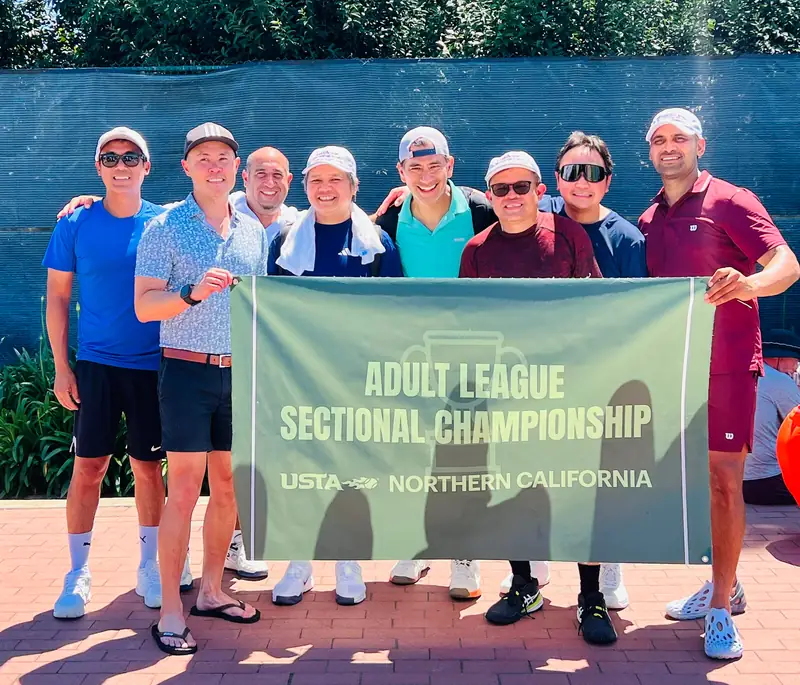 CTC Men's 40+ 4.5 team at USTA Sectionals
